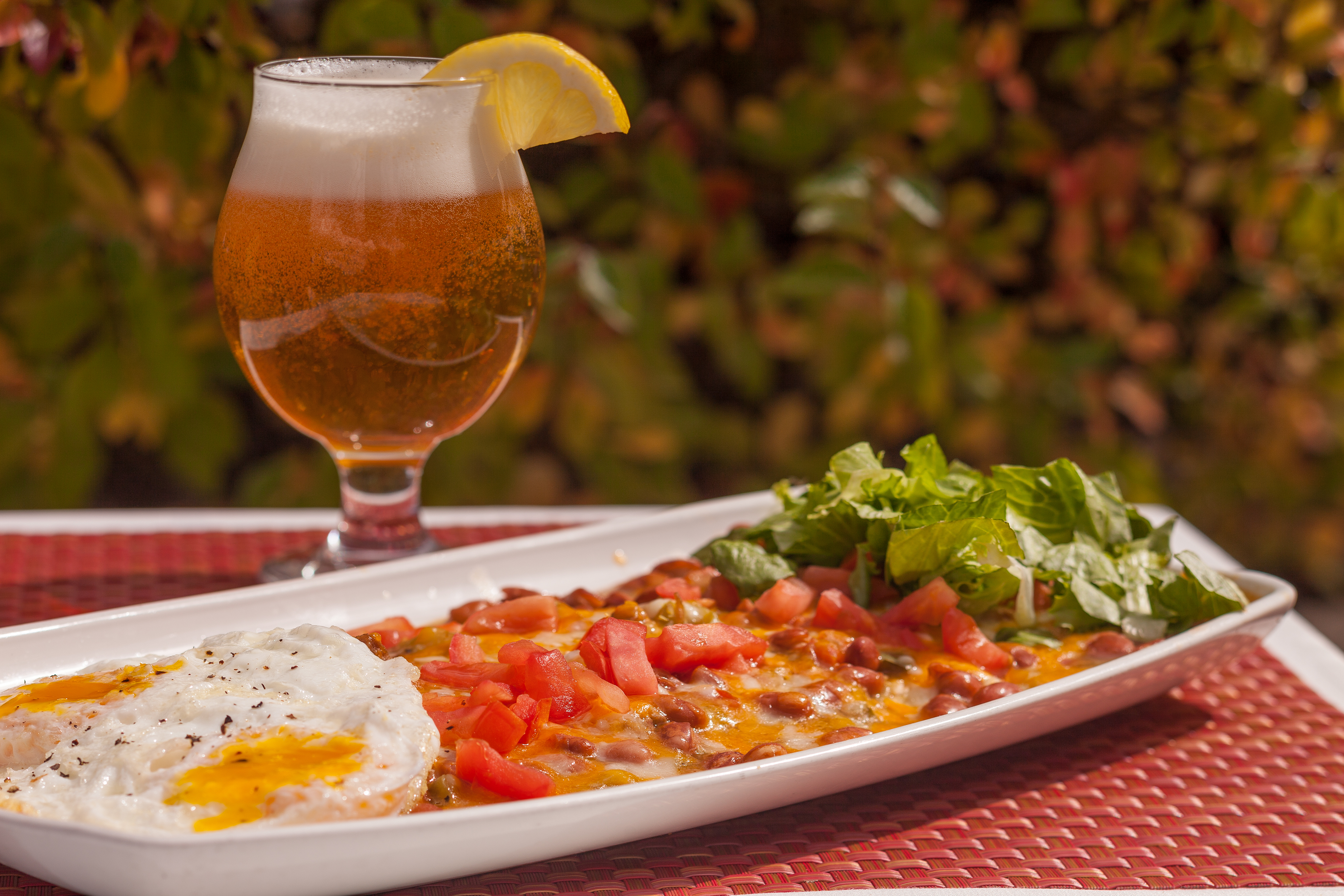 Huevos Rancheros with a Summer Beer